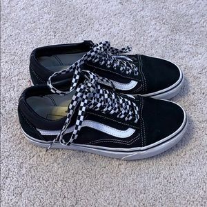 Black old skool vans